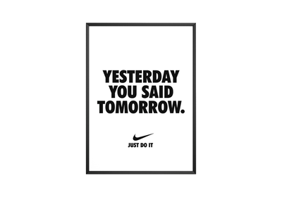 Yesterday You Said Tomorrow Poster - Posters, Prints & Wall Art | HYPE Posters
