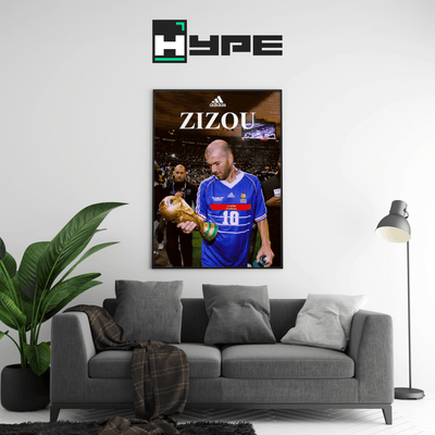Zizou World Cup Poster - Posters, Prints & Wall Art | HYPE Posters